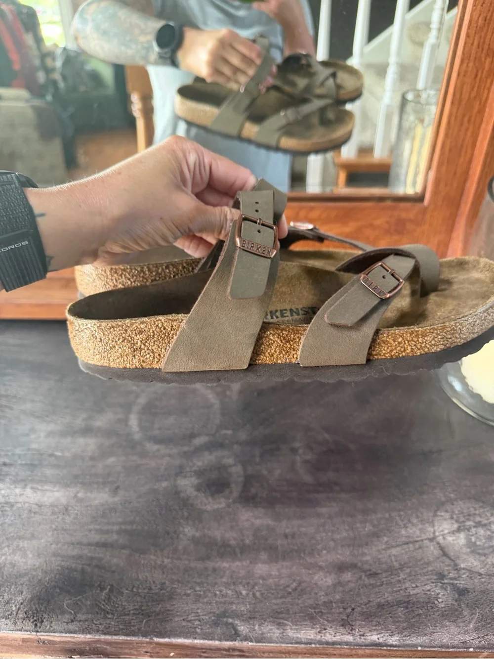 Birkenstock sandals in size 38 - Picture 6 of 7
